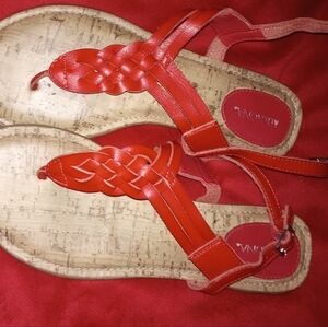 Red Sandals By Merona For Women